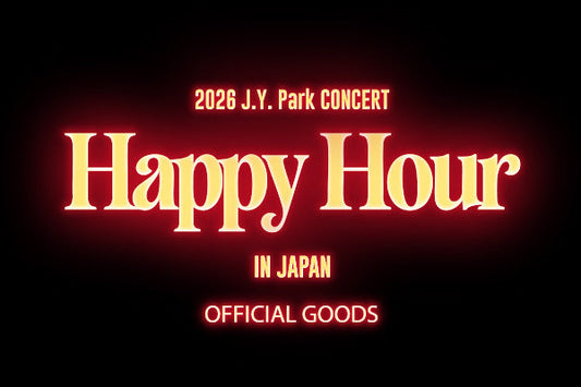 J.Y. PARK CONCERT 'HAPPY HOUR' IN JAPAN OFFICIAL GOODS
