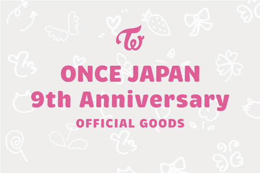 ONCE JAPAN 9th Anniversary オフィシャルグッズ