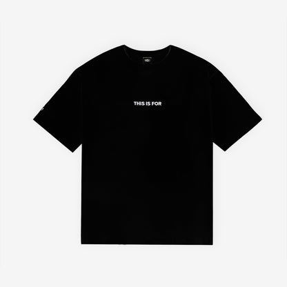 T-SHIRT / BLACK【L】/ TWICE『THIS IS FOR (MUFG STADIUM)』