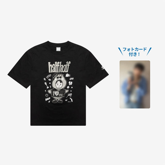T-SHIRT【BLACK】/ WOOYOUNG (From 2PM)『2025 Jang Wooyoung Concert ＜half half＞』