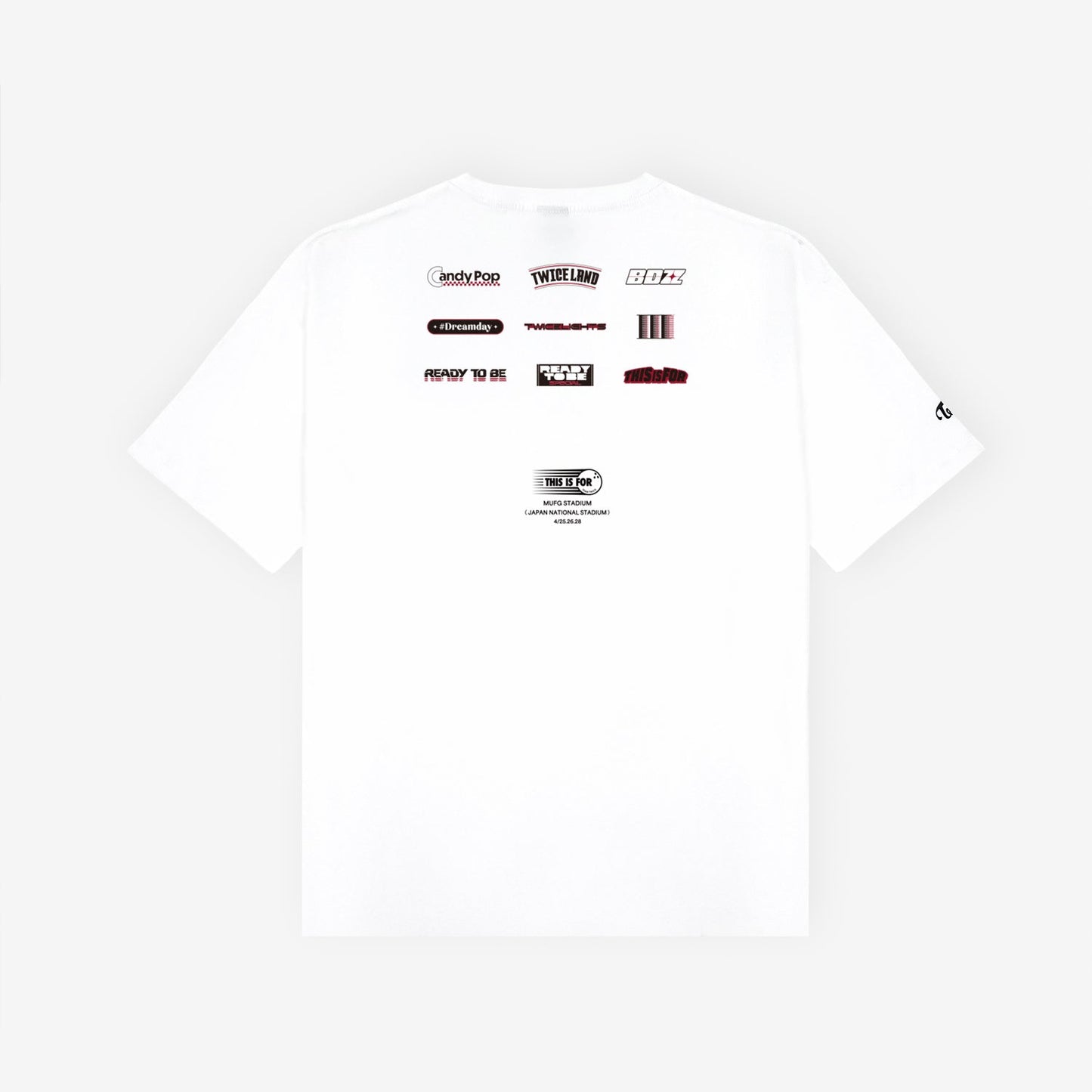 T-SHIRT / WHITE【L】/ TWICE『THIS IS FOR (MUFG STADIUM)』