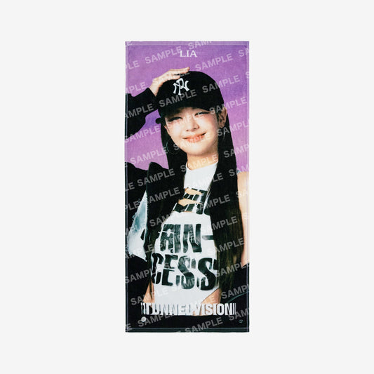 PHOTO FACE TOWEL - LIA / ITZY『TUNNEL VISION』