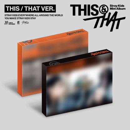 Stray Kids Mini Album "THIS & THAT" [THIS VER./THAT VER.] 2バージョンランダム