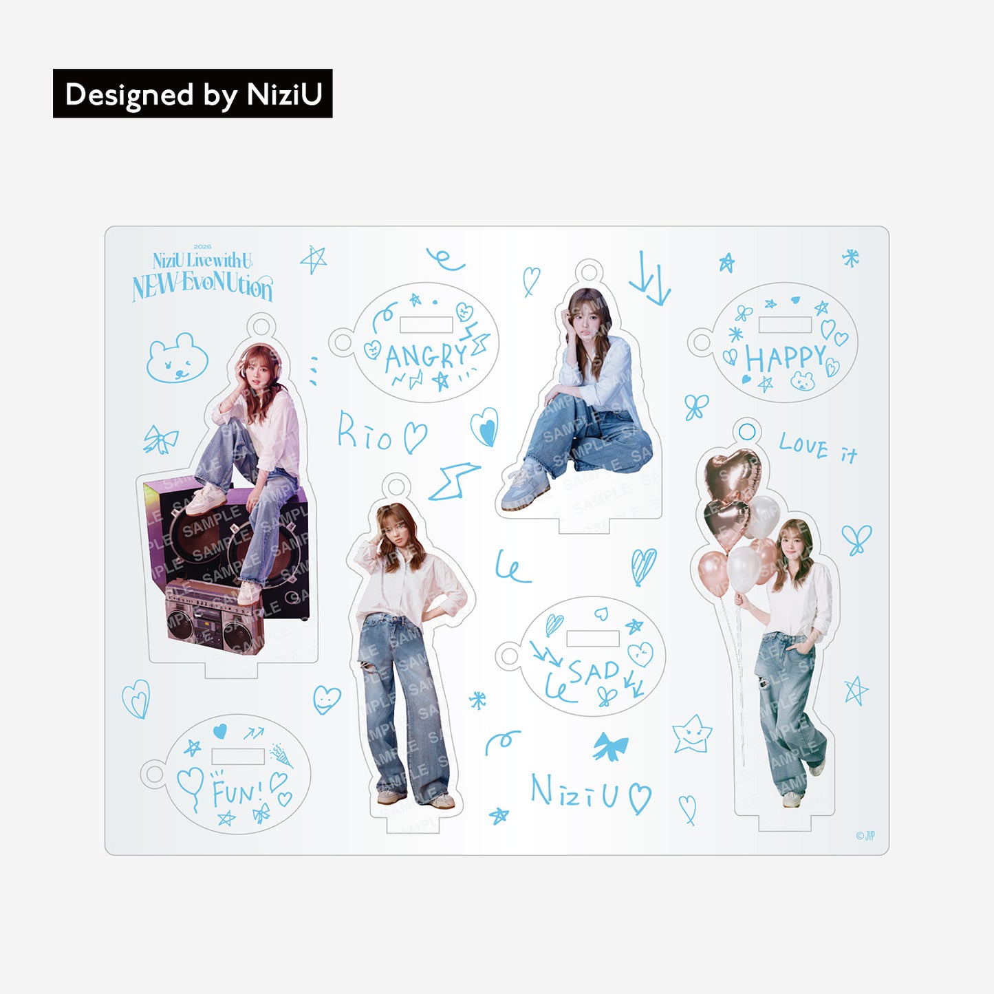 ACRYLIC STAND KEY HOLDER - RIO / NiziU『Live with U 2026 “NEW EvoNUtion”』