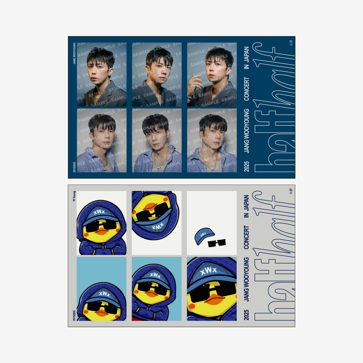 STICKER SET / WOOYOUNG (From 2PM)『2025 Jang Wooyoung Concert ＜half half＞』