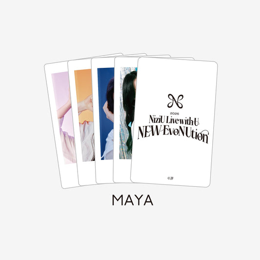 PHOTO CARD SET（4PIECES） - MAYA / NiziU『Live with U 2026 “NEW EvoNUtion”』