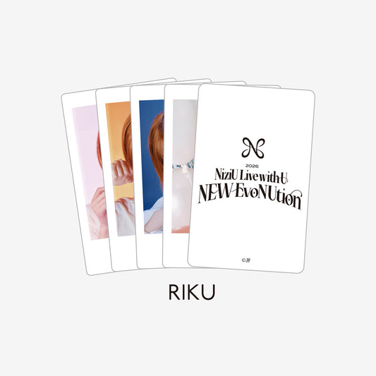 PHOTO CARD SET（4PIECES） - RIKU / NiziU『Live with U 2026 “NEW EvoNUtion”』