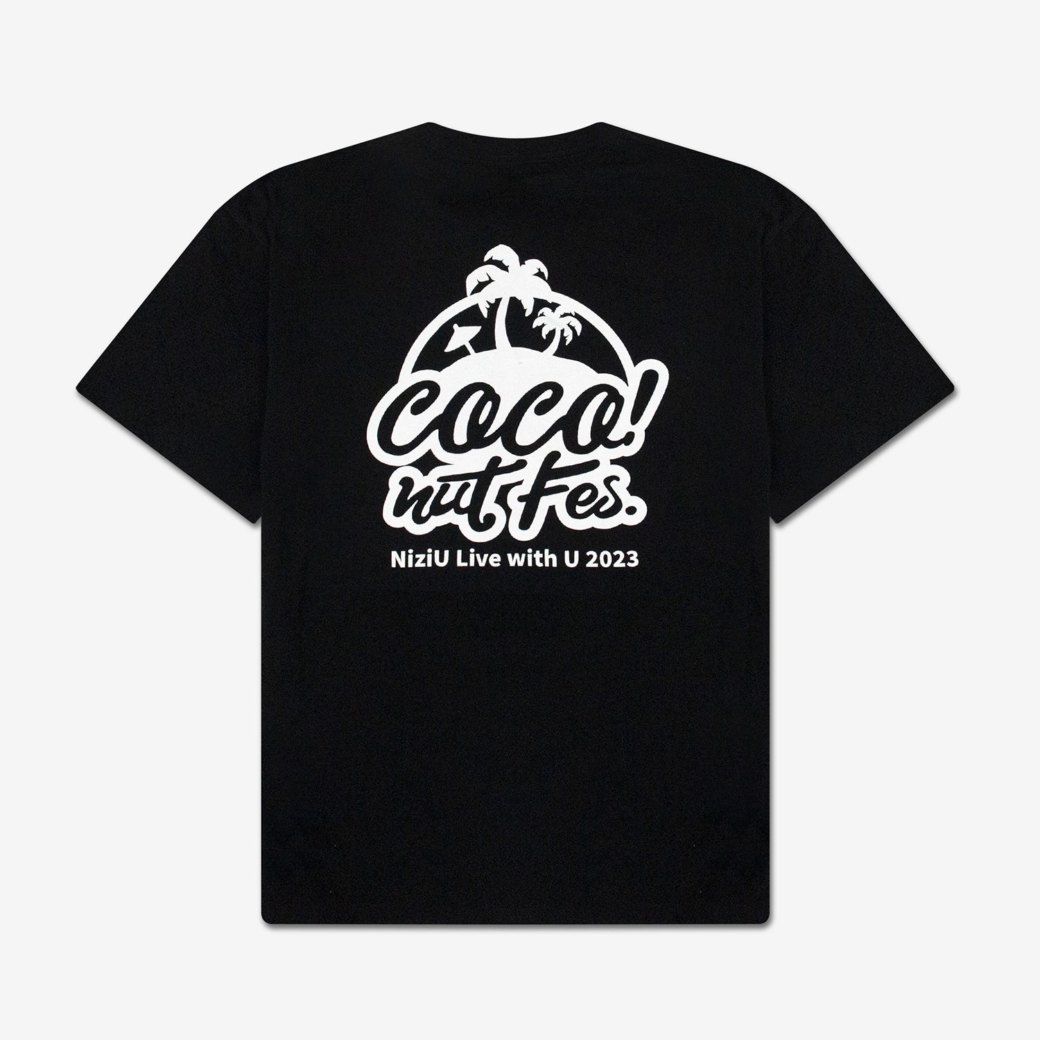 T-SHIRT / BLACK【M】 / NiziU『COCO! nut Fes.』