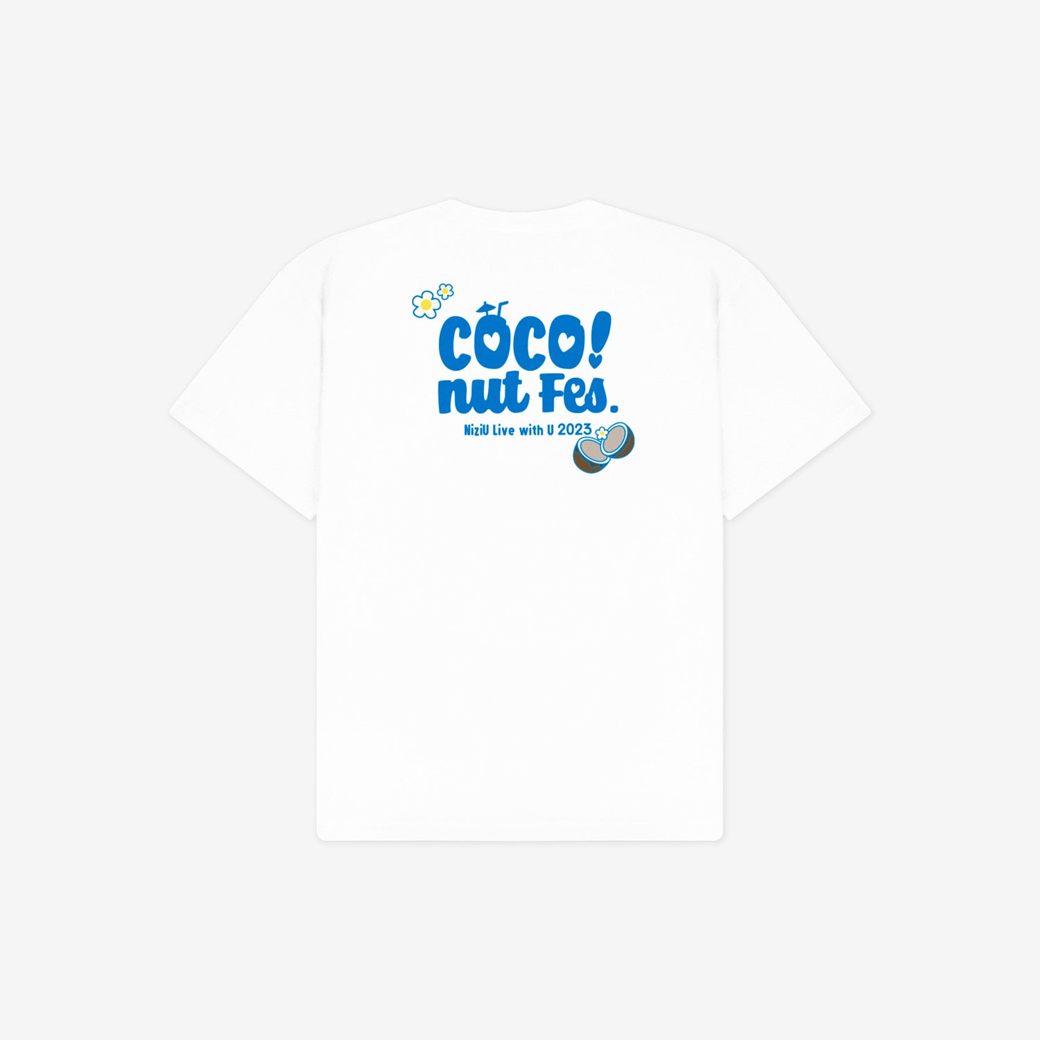 T-SHIRT / WHITE【KIDS】 / NiziU『COCO! nut Fes.』