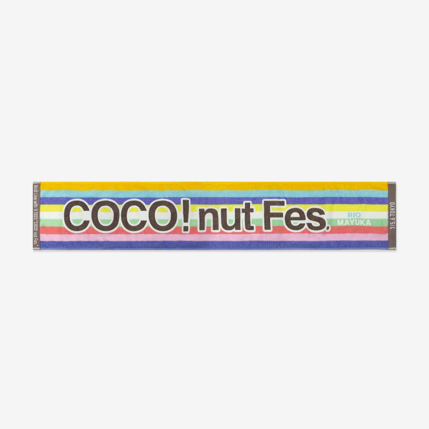 MUFFLER TOWEL Designed by NiziU【TOKYO / A】 / NiziU『COCO! nut Fes.』