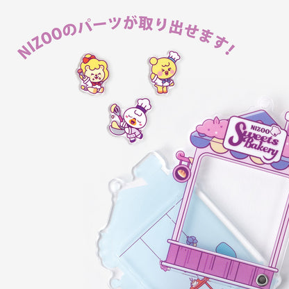 ACRYLIC KEY HOLDER【A】/  NiziU『NIZOO SWEETS BAKERY』