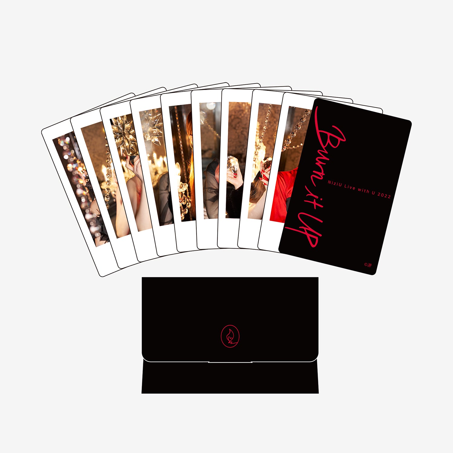 PHOTO CARD SET（9PIECES）【B】「NiziU Live with U 2022 “Burn it Up”」