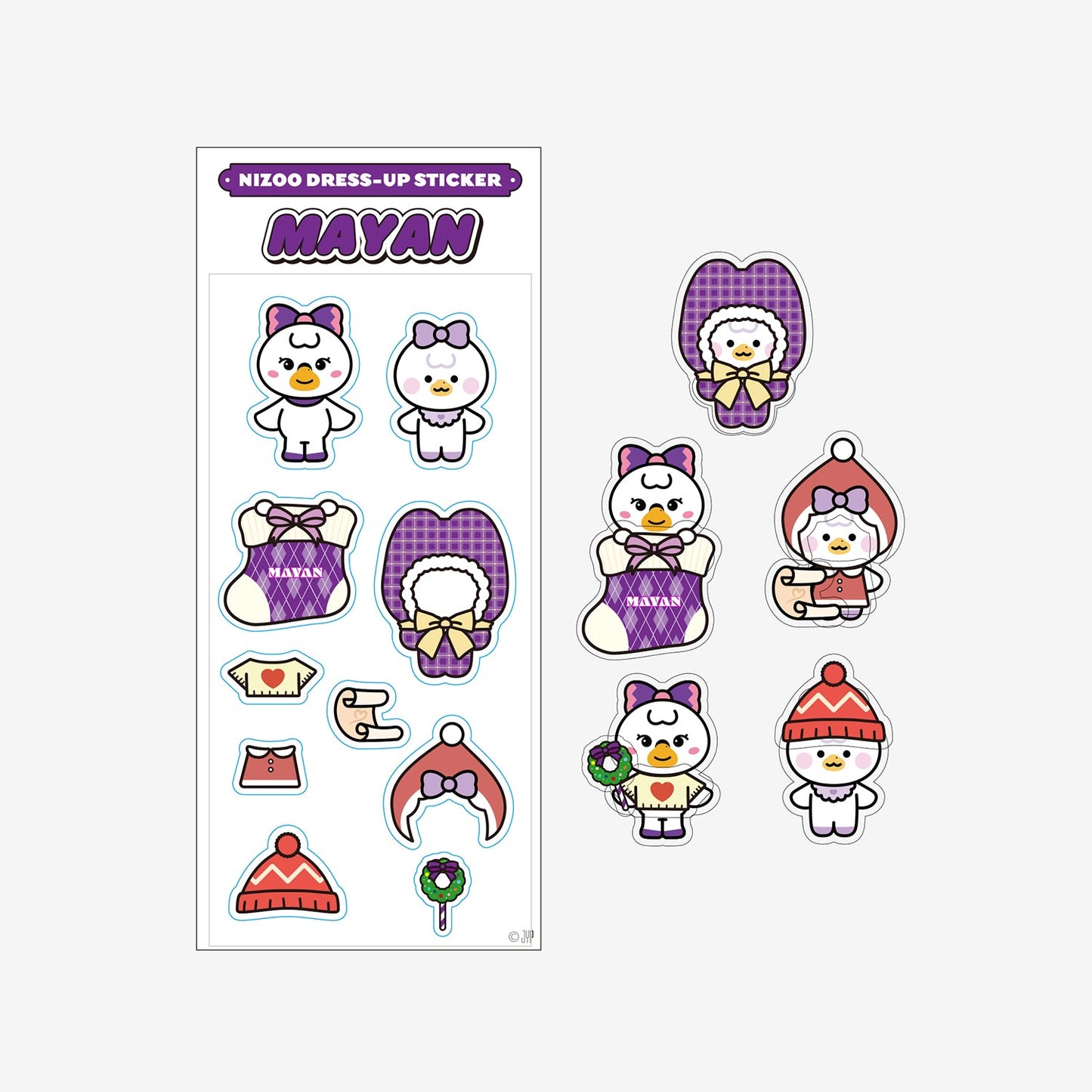 NIZOO DRESS UP STICKER - MAYAN /『NiziU Live with U 2024-2025 “AWAKE” OFFICIAL GOODS』