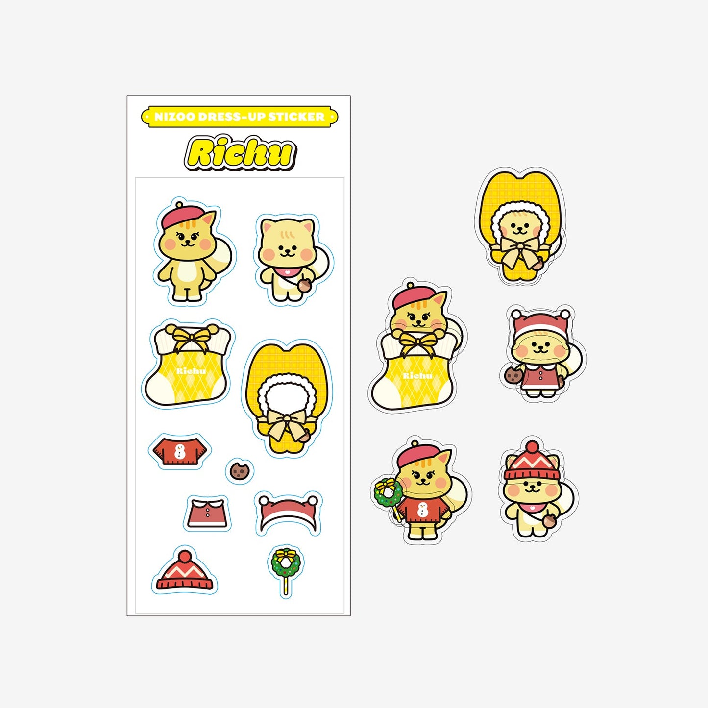 NIZOO DRESS UP STICKER - Richu /『NiziU Live with U 2024-2025 “AWAKE” OFFICIAL GOODS』