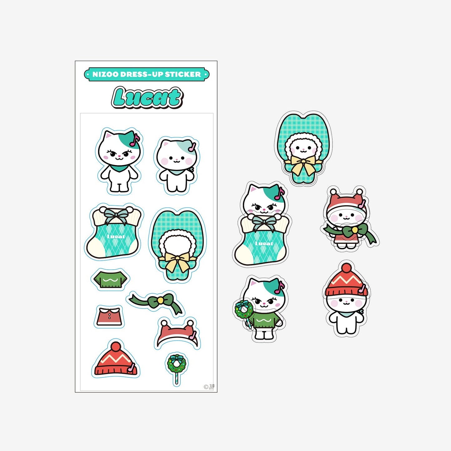 NIZOO DRESS UP STICKER - Lucat /『NiziU Live with U 2024-2025 “AWAKE” OFFICIAL GOODS』