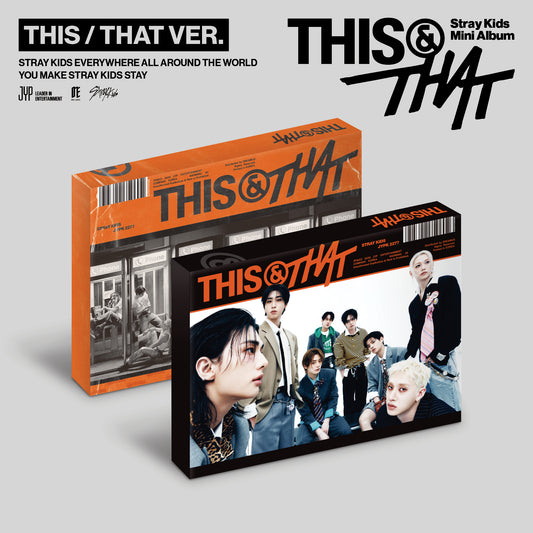 Stray Kids Mini Album "THIS & THAT" [THIS VER./THAT VER.] 2バージョンランダム