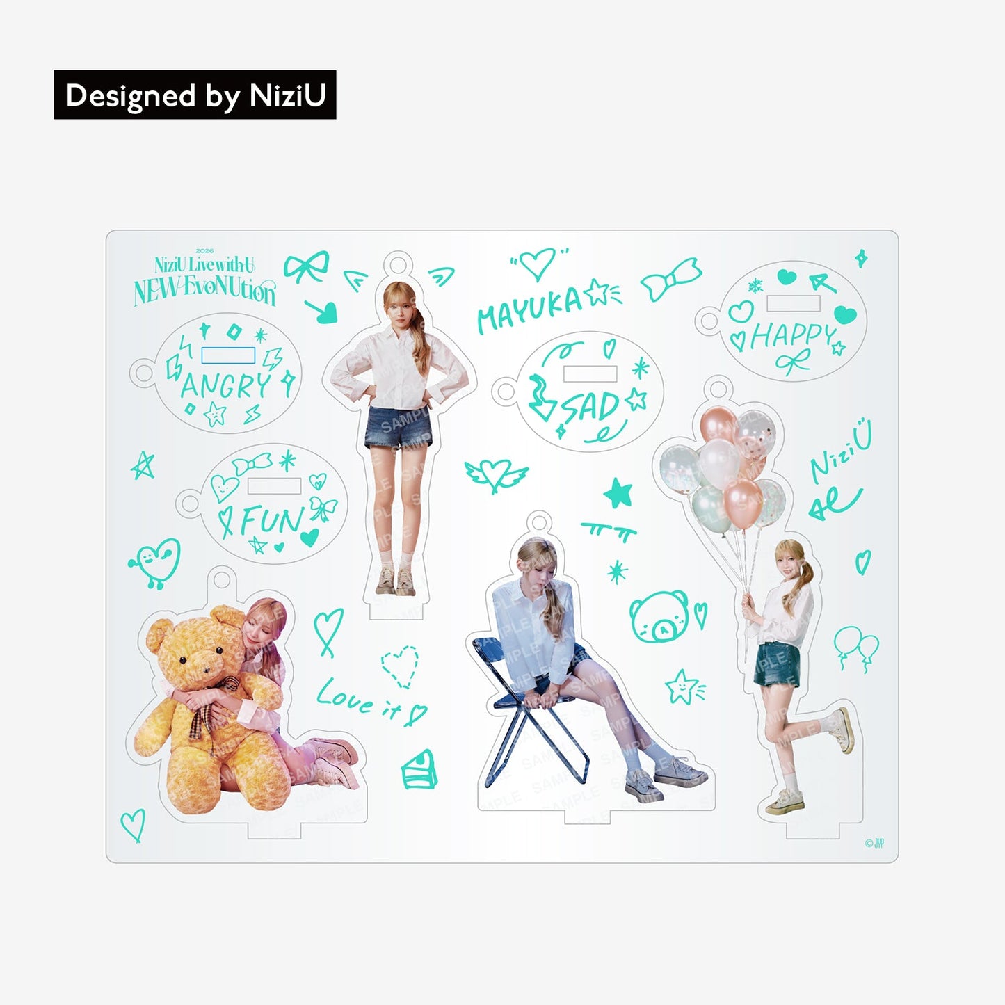 ACRYLIC STAND KEY HOLDER - MAYUKA / NiziU『Live with U 2026 “NEW EvoNUtion”』