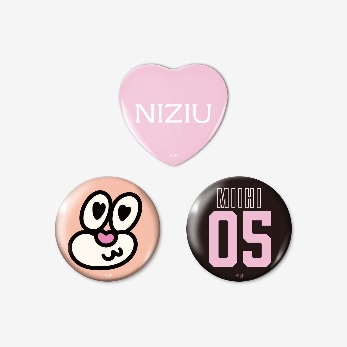 BADGE SET（3PIECES）- MIIHI / NiziU『Live with U 2026 “NEW EvoNUtion”』