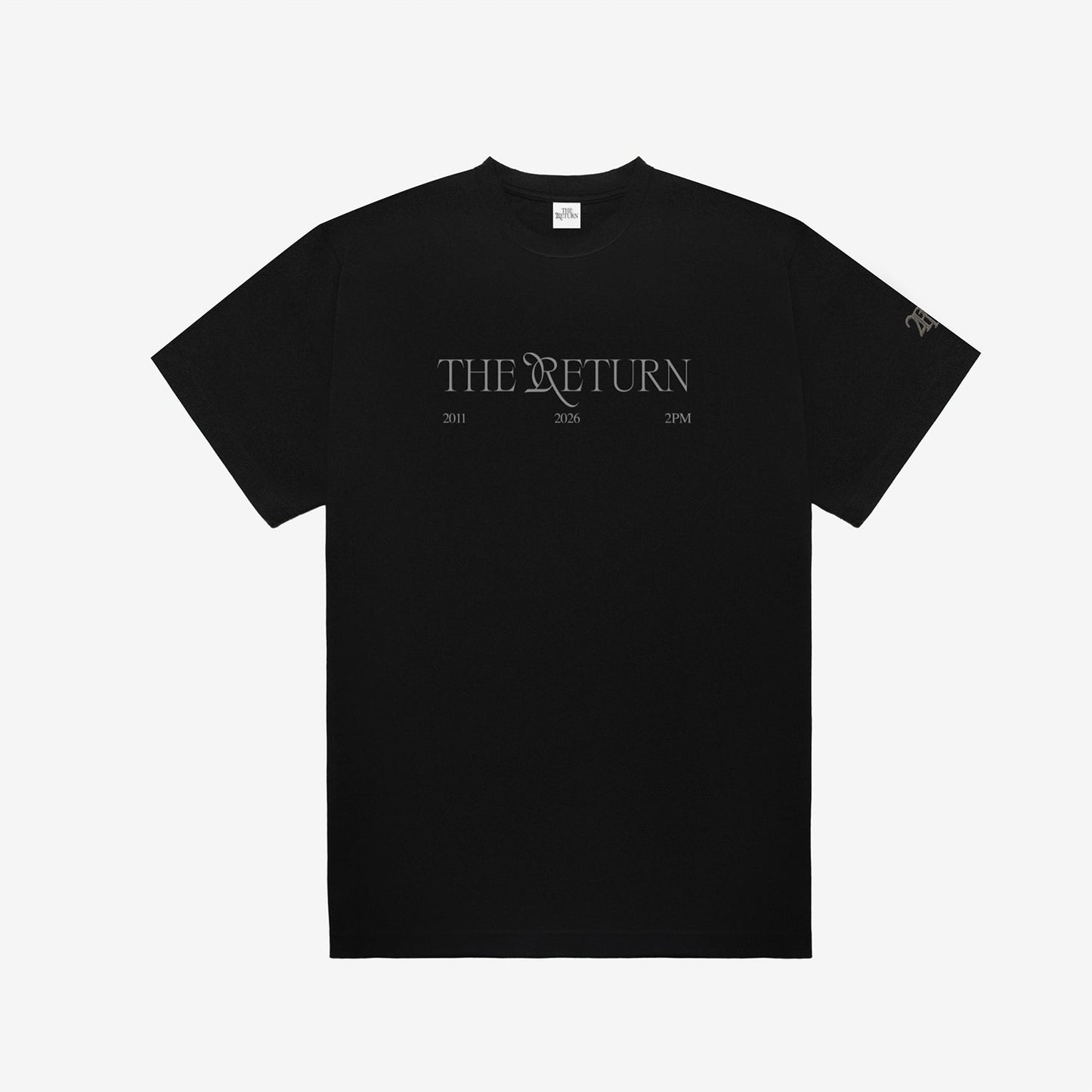T-SHIRT / BLACK【M】/ 2PM『THE RETURN』