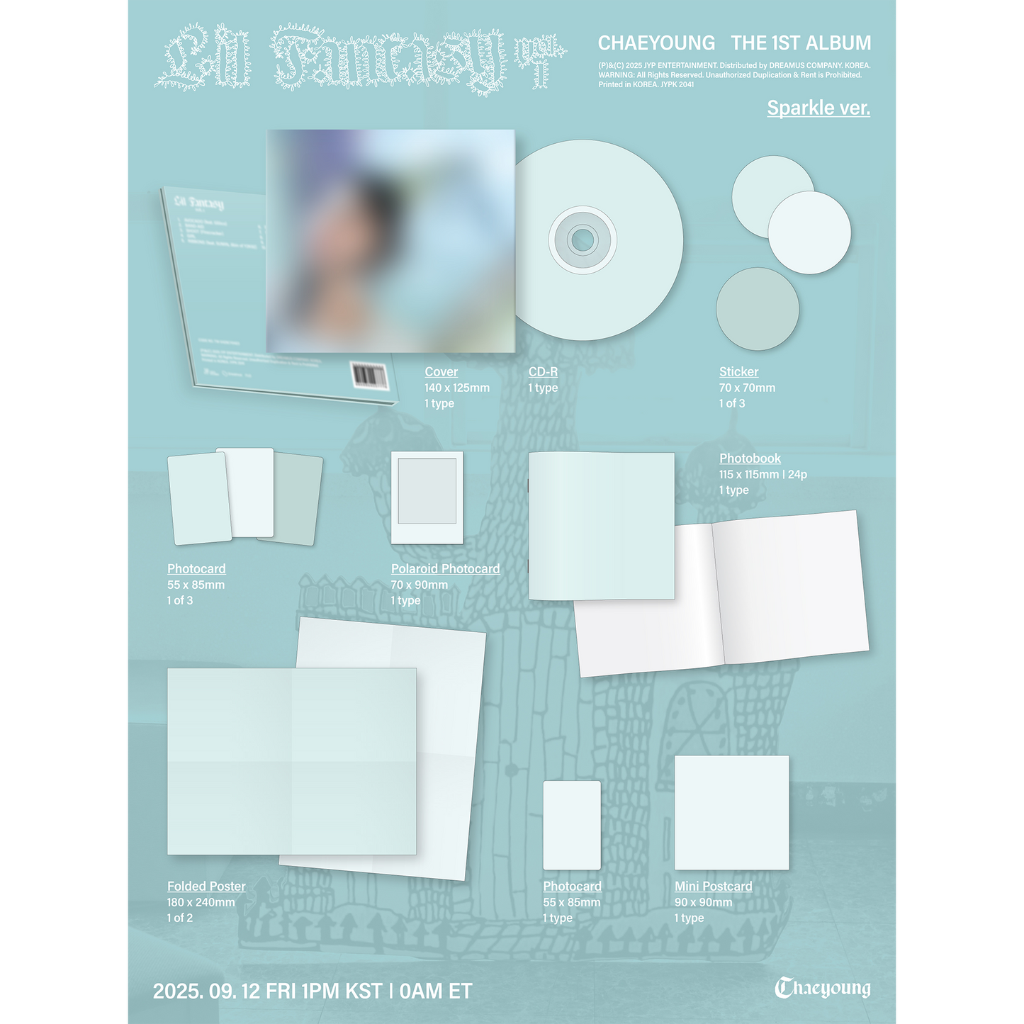 CHAEYOUNG THE 1ST ALBUM『LIL FANTASY vol. 1』4形態セット