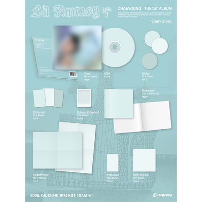 CHAEYOUNG THE 1ST ALBUM『LIL FANTASY vol. 1』4形態セット