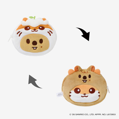 SKZOO×SANRIO CHARACTERS REVERSIBLE POUCH - HAN QUOKKA x COROCOROKURIRIN / Stray Kids『World Tour <RUN IT JAPAN>』