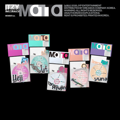 ITZY 12th Mini Album『Motto』MEMBER Ver. 5バージョンランダム