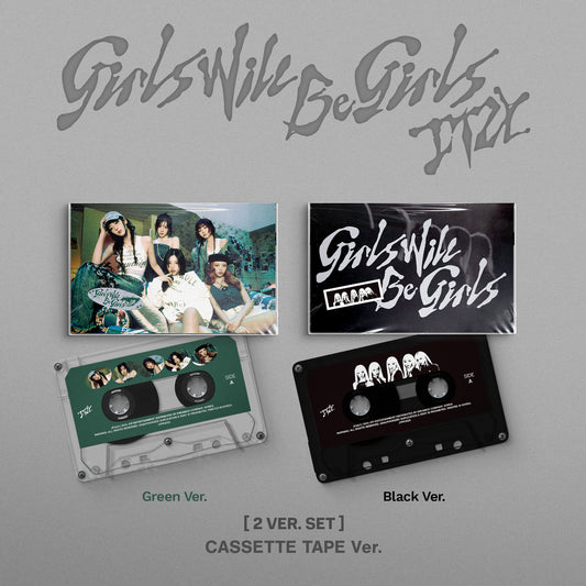ITZY 10th Mini Album『Girls Will Be Girls』CASSETTE TAPE Ver.【輸入盤】2種セット