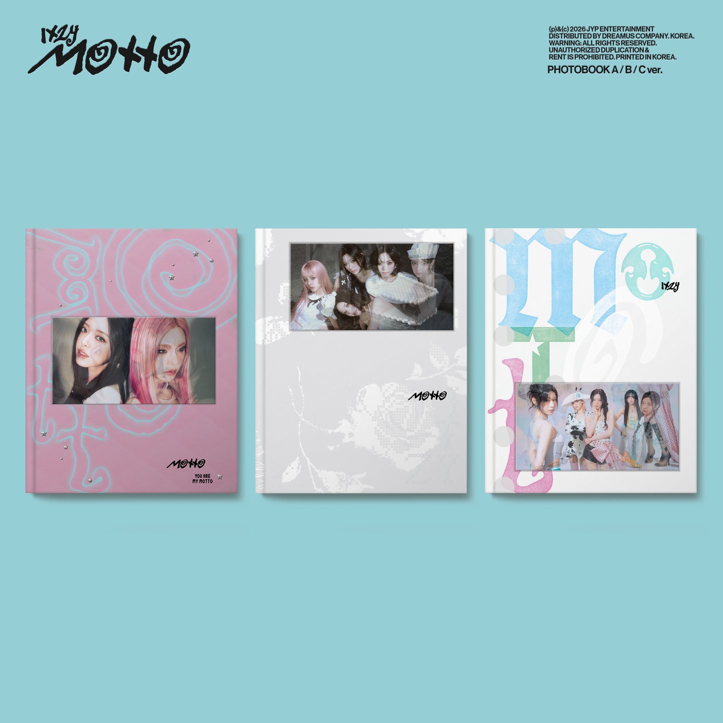 ITZY 12th Mini Album『Motto』PHOTOBOOK Ver. 3バージョンランダム