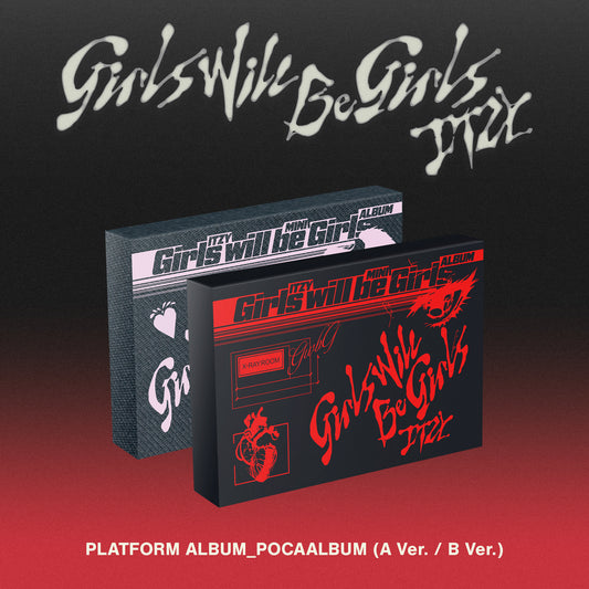 ITZY 10th Mini Album『Girls Will Be Girls』PLATFORM ALBUM_POCAALBUM A / B Ver.【輸入盤】2種ランダム