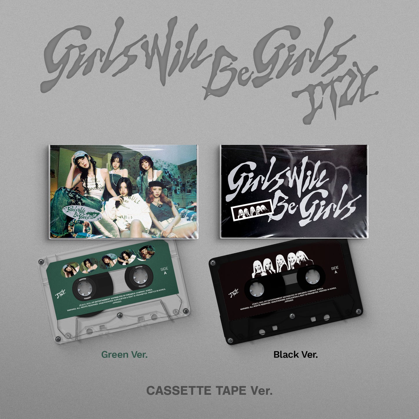 ITZY 10th Mini Album『Girls Will Be Girls』CASSETTE TAPE Ver.【輸入盤】2種ランダム