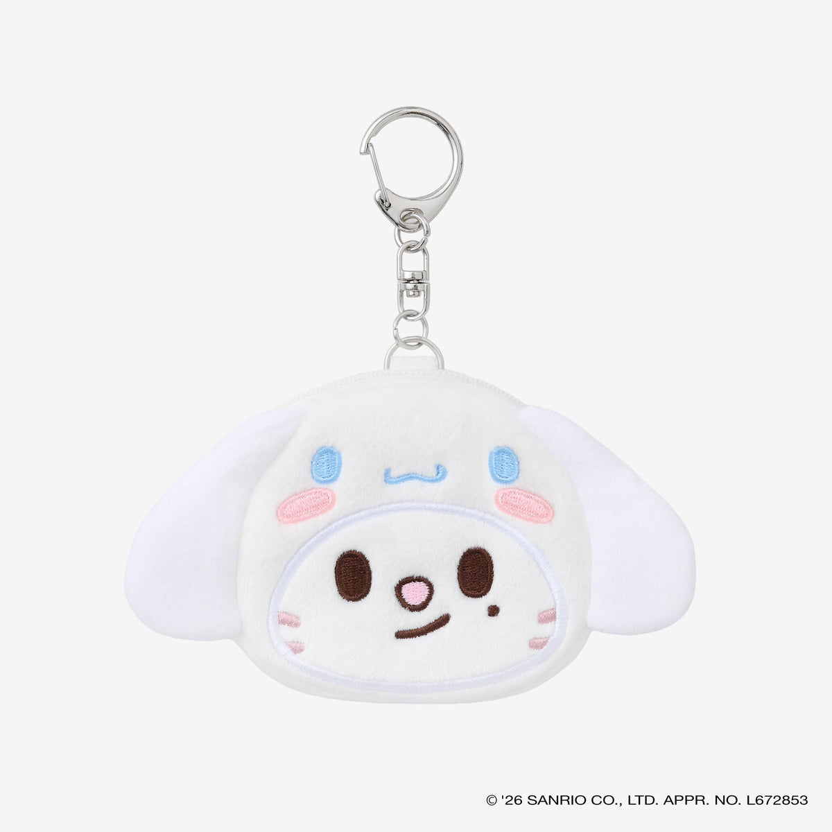 SKZOO×SANRIO CHARACTERS BUTTON BADGE POUCH - Jiniret x CINNAMOROLL / Stray Kids『World Tour <RUN IT JAPAN>』