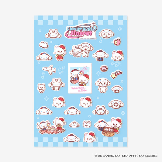 SKZOO×SANRIO CHARACTERS STICKER - Jiniret x CINNAMOROLL / Stray Kids『World Tour <RUN IT JAPAN>』