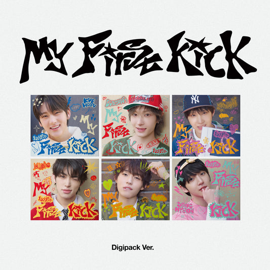 KickFlip The 4th Mini Album "My First Kick" Digipack Ver. 6バージョンランダム
