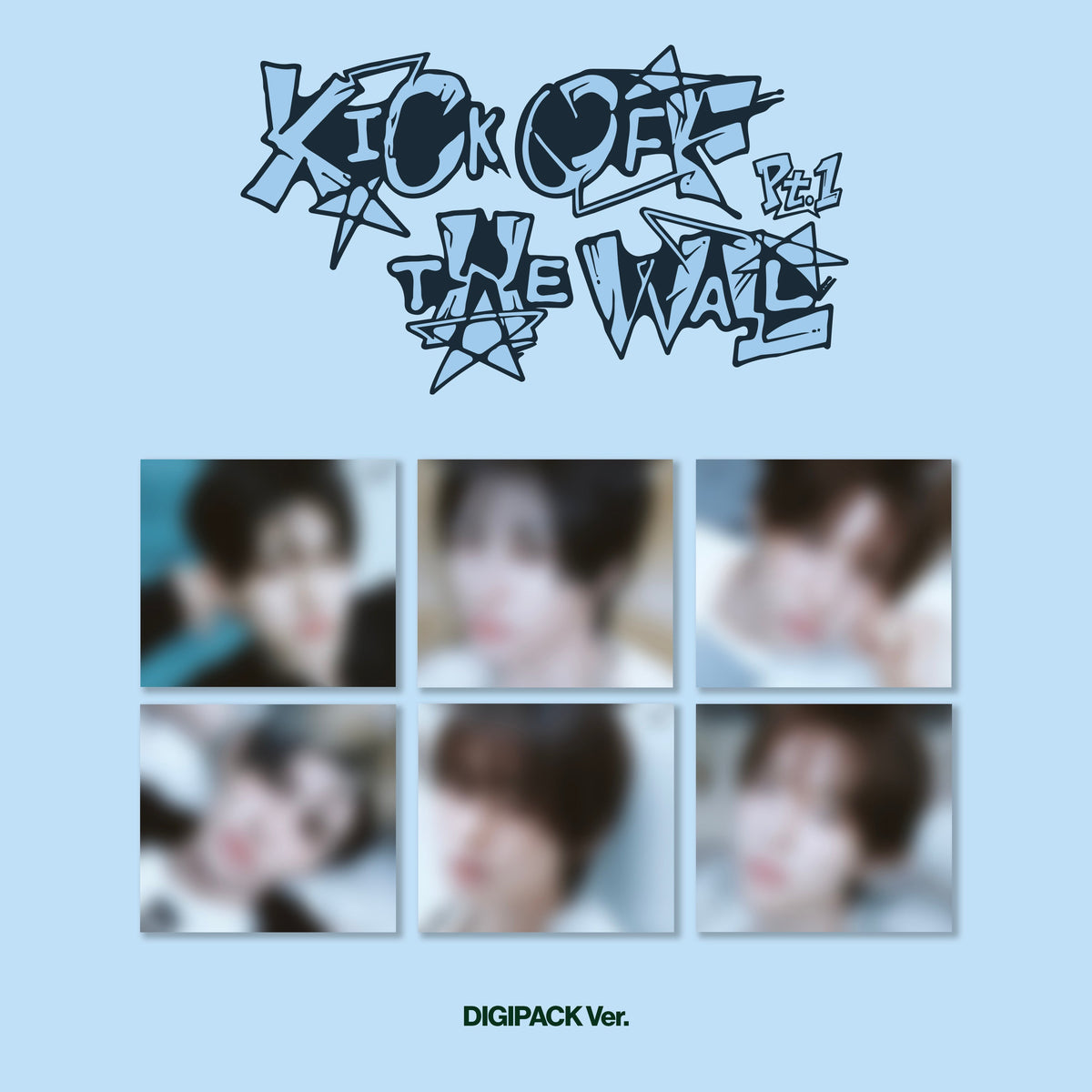 KickFlip The 5th Mini Album "KICK OFF THE WALL Pt. 1" DIGIPACK Ver. 6 Versions Random