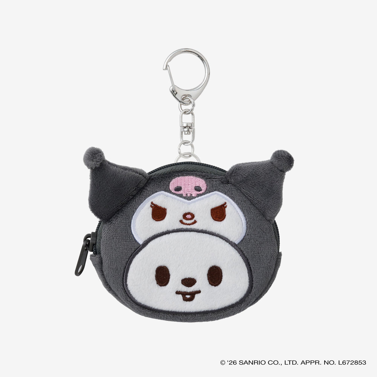 SKZOO×SANRIO CHARACTERS BUTTON BADGE POUCH - Leebit x KUROMI / Stray Kids『World Tour <RUN IT JAPAN>』