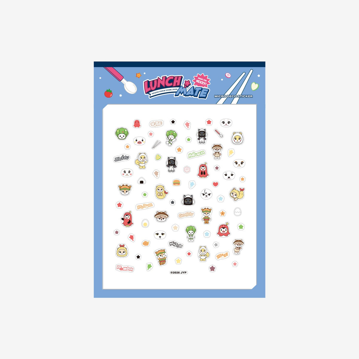MICRO DECO STICKER / NEXZ『NEXZOO POPUP 2026 "LUNCH MATE"』