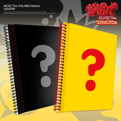 NEXZ The 4th Mini Album『SAUCIN’』[BLACK ver. / YELLOW ver.] 2バージョンランダム