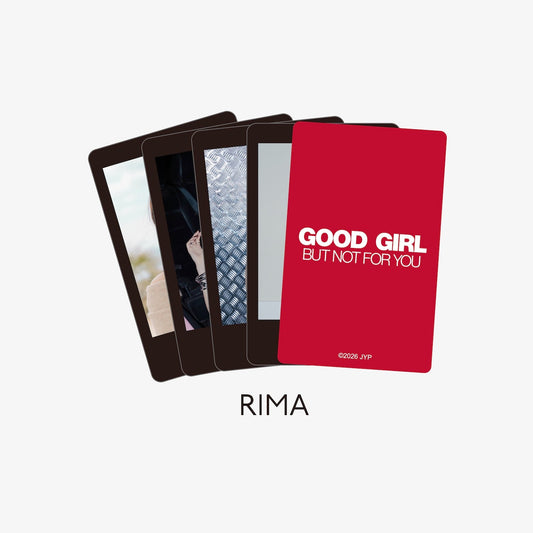 PHOTO CARD SET（4PIECES）- RIMA / NiziU『GOOD GIRL BUT NOT FOR YOU』