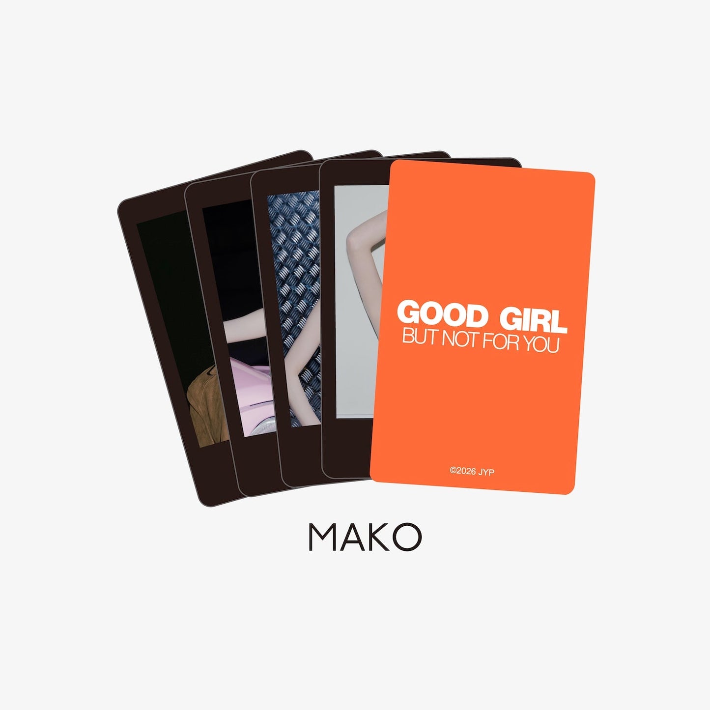 PHOTO CARD SET（4PIECES）- MAKO / NiziU『GOOD GIRL BUT NOT FOR YOU』