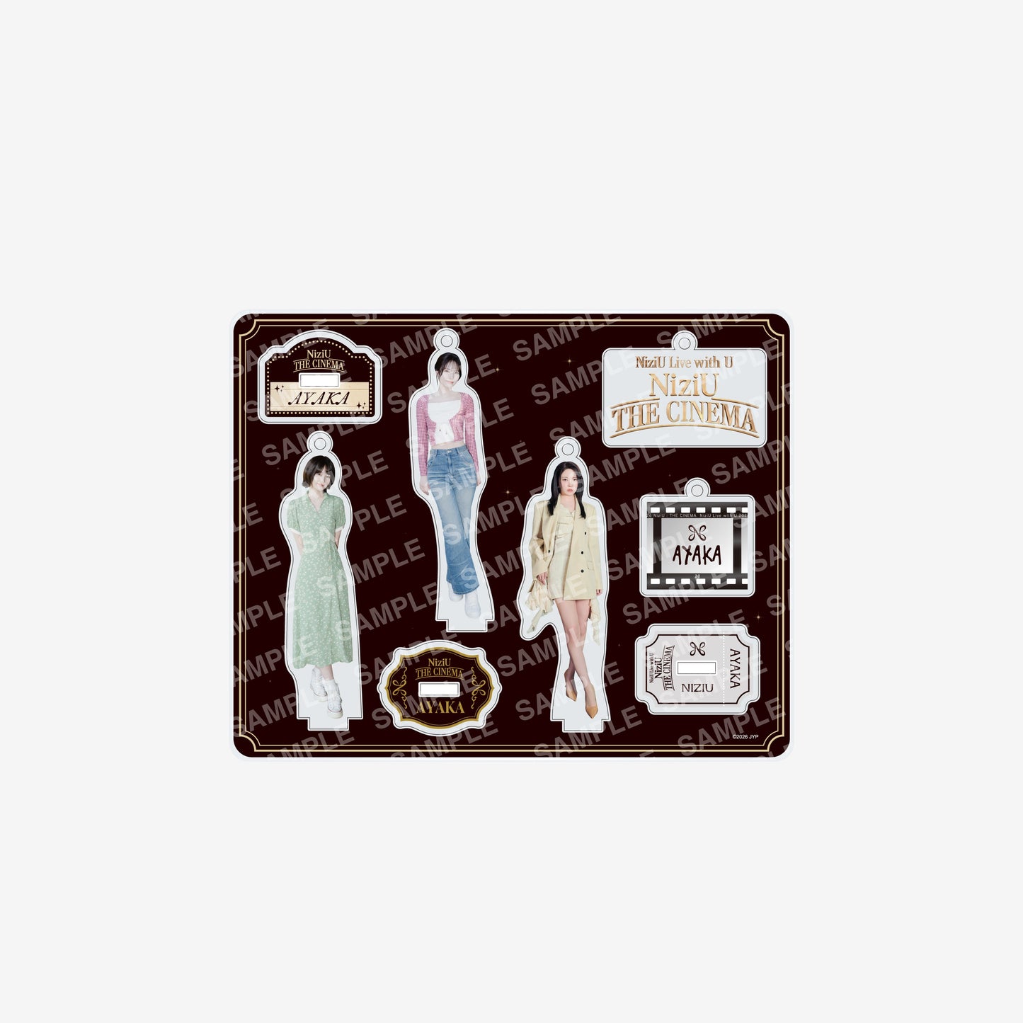 ACRYLIC STAND KEY HOLDER - AYAKA / NiziU『Live with U 2026 “NiziU : THE CINEMA” 』