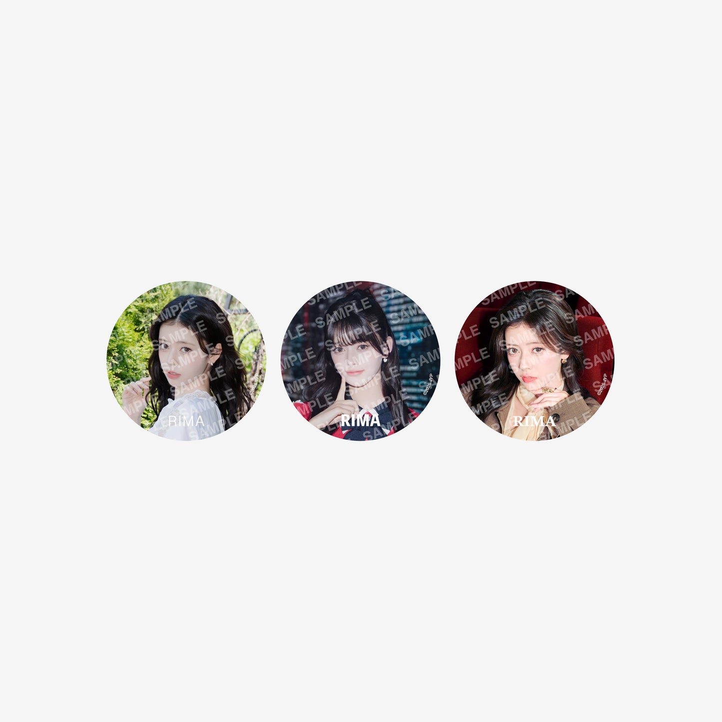 BADGE SET（3PIECES）- RIMA / NiziU『Live with U 2026 “NiziU : THE CINEMA” 』