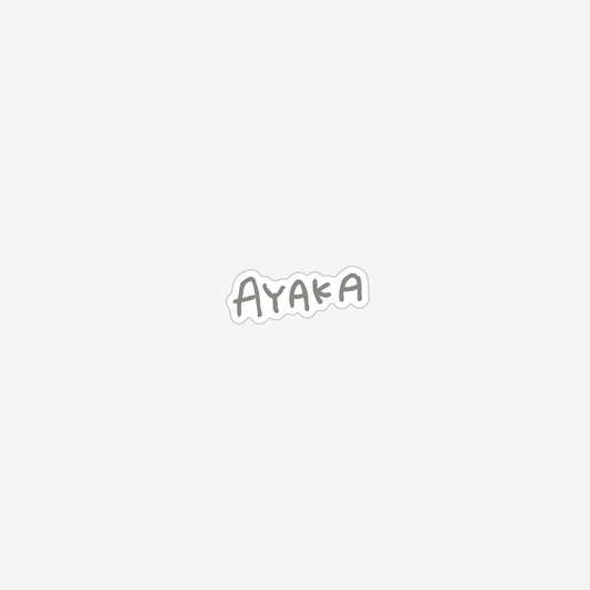 WAPPEN STICKER - AYAKA / NiziU『Live with U 2026 “NiziU : THE CINEMA” 』