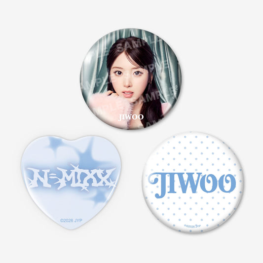 BADGE SET (3PIECES) - JIWOO / NMIXX『JAPAN DEBUT SHOWCASE “N=MIXX”』