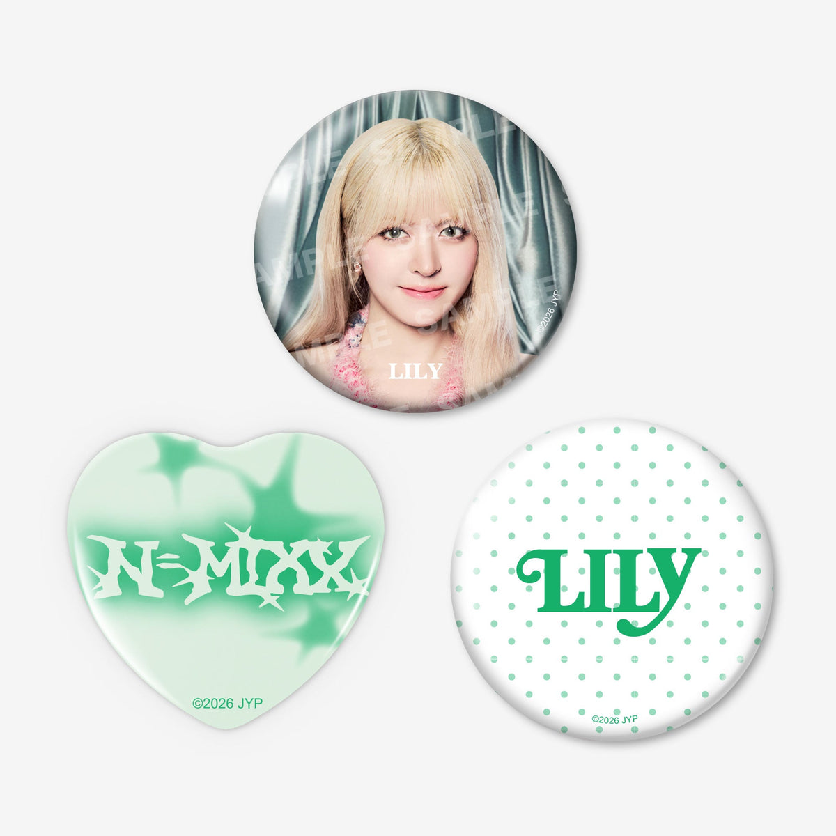 BADGE SET (3PIECES) - LILY / NMIXX『JAPAN DEBUT SHOWCASE “N=MIXX”』