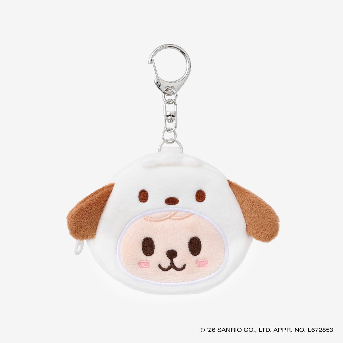 SKZOO×SANRIO CHARACTERS BUTTON BADGE POUCH - PuppyM x POCHACCO / Stray Kids『World Tour <RUN IT JAPAN>』