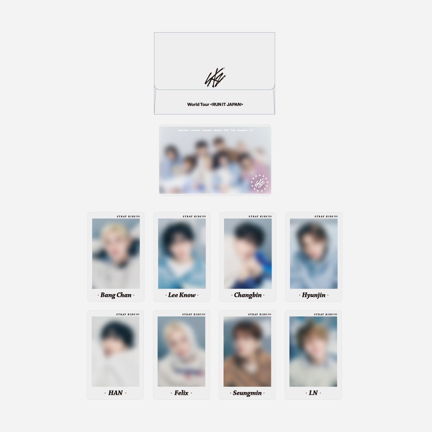 PHOTO CARD SET（9PIECES）【B】/ Stray Kids『World Tour <RUN IT JAPAN>』