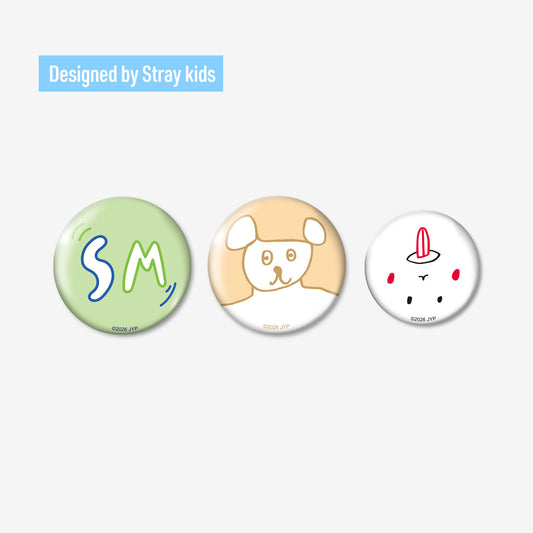BADGE SET (3PIECES) - Seungmin / Stray Kids『World Tour <RUN IT JAPAN>』
