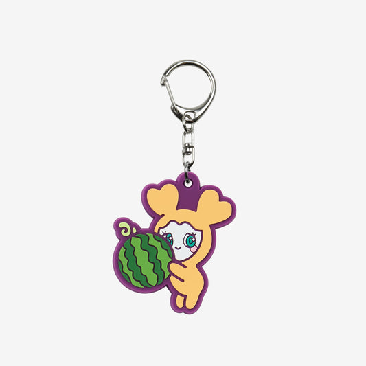 TWICE LOVELYS RUBBER KEY HOLDER - JIVELY / TWICE『JAPAN DEBUT 9th Anniversary』