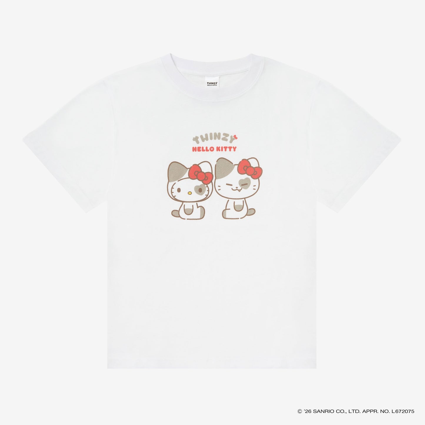 TWINZY × HELLO KITTY T-SHIRT - KKengEE / ITZY『TWINZY × HELLO KITTY』